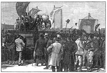 The Chartist Demonstration on Kennington Common, 10th April 1848, 1886